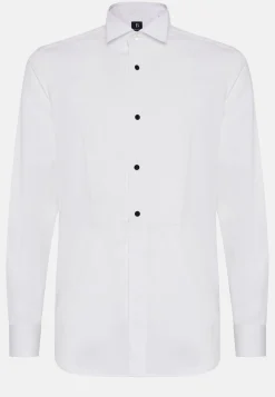 Camicia In Cotone Bianca Slim Fit