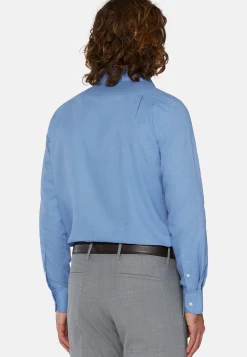 Camicia Rosa In Cotone Dobby Regular Fit