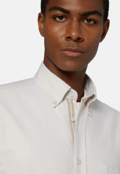 Camicia Rosa In Oxford Di Cotone Organico Reg