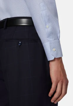 Camicia Royal In Cotone Dobby Slim Fit