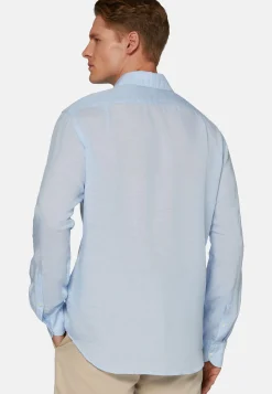 Camicia Sabbia In Tencel Lino Regular Fit