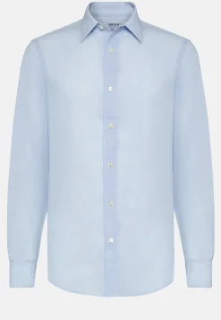 Camicia Sabbia In Tencel Lino Regular Fit