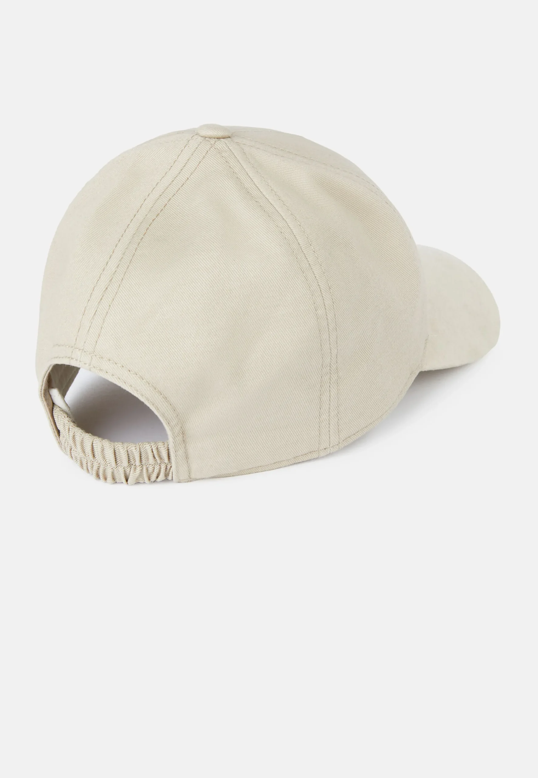 Cappello Con Visiera E Ricamo In Misto Cotone