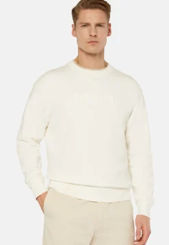 Felpa Girocollo In Cotone