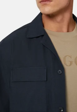Giacca Camicia Link In Cotone Lyocell