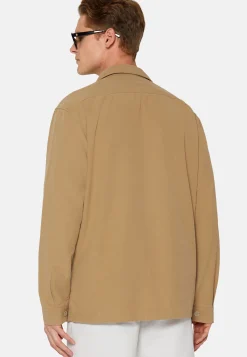 Giacca Camicia Link In Cotone Lyocell