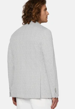 Giacca Grigio Chiaro Pied De Poule B Tech