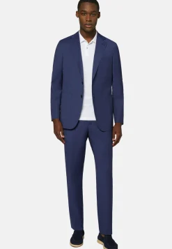 Giacca Indigo In Lana B Aria