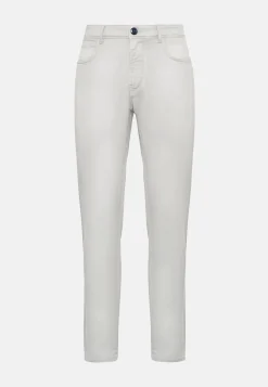 Jeans In Cotone Tencel Elasticizzato