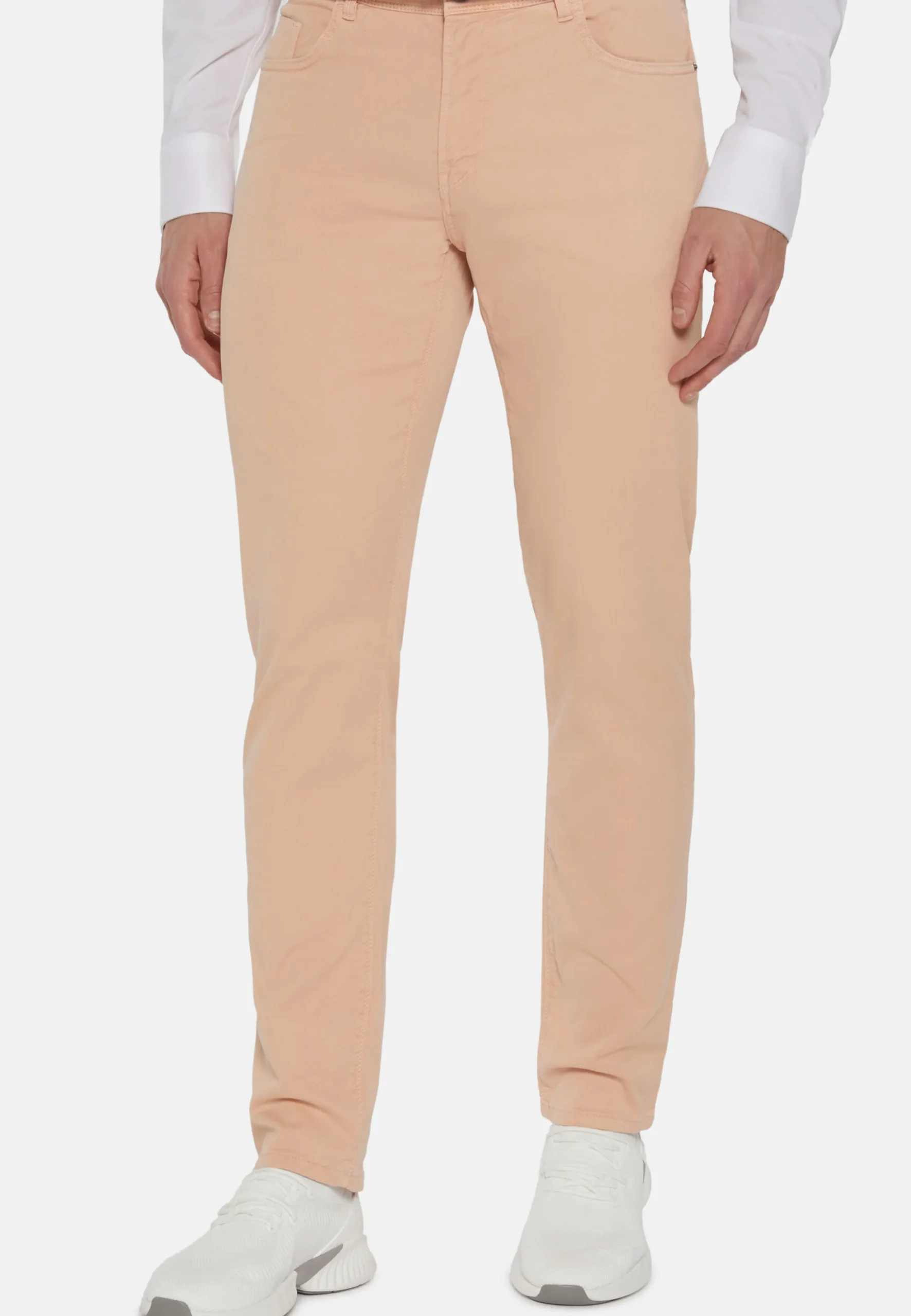 Jeans In Cotone Tencel Elasticizzato