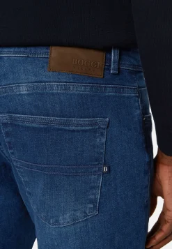Jeans In Denim Elasticizzato Blu Chiaro