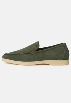 Mocassini In Pelle Scamosciata