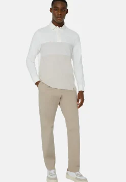 Pantaloni In Cotone Elasticizzato
