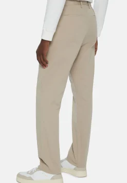 Pantaloni In Cotone Elasticizzato