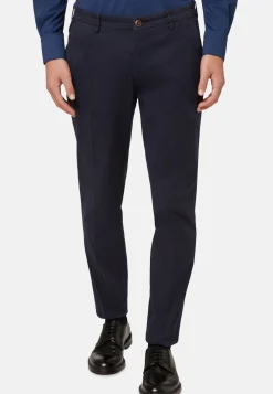 Pantaloni In Cotone Elasticizzato