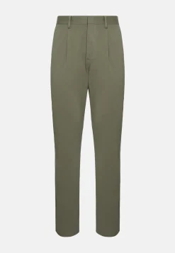 Pantaloni In Cotone Elasticizzato