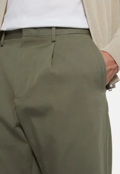 Pantaloni In Cotone Elasticizzato