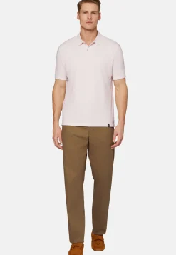 Pantaloni In Cotone Elasticizzato