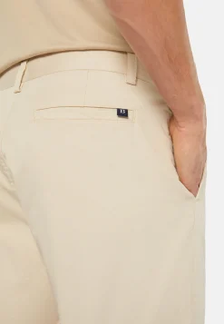 Pantaloni In Cotone Elasticizzato
