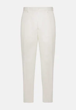 Pantaloni In Cotone Lino