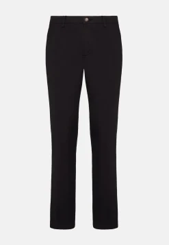 Pantaloni In Cotone Tencel Elasticizzato