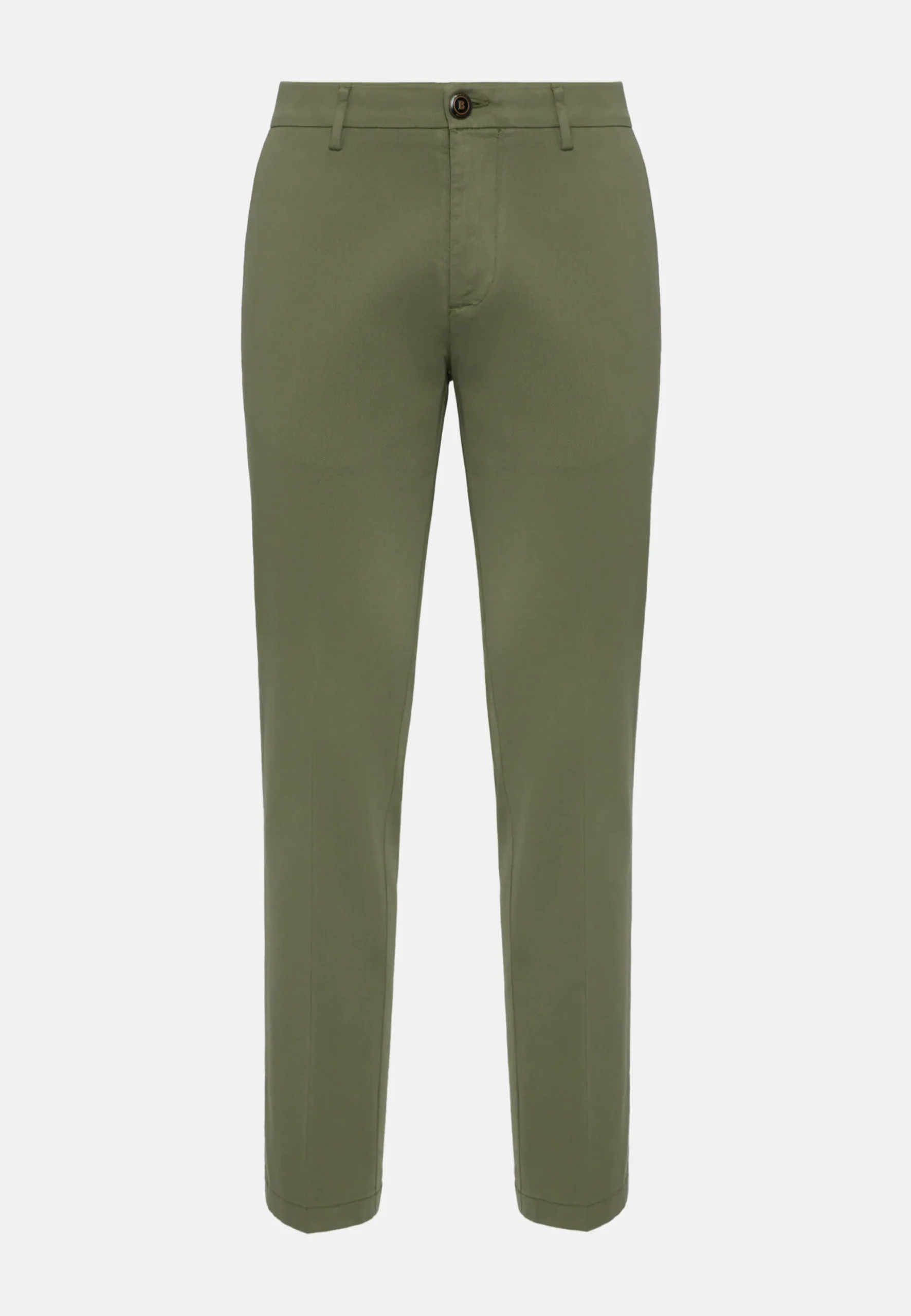 Pantaloni In Cotone Tencel Elasticizzato