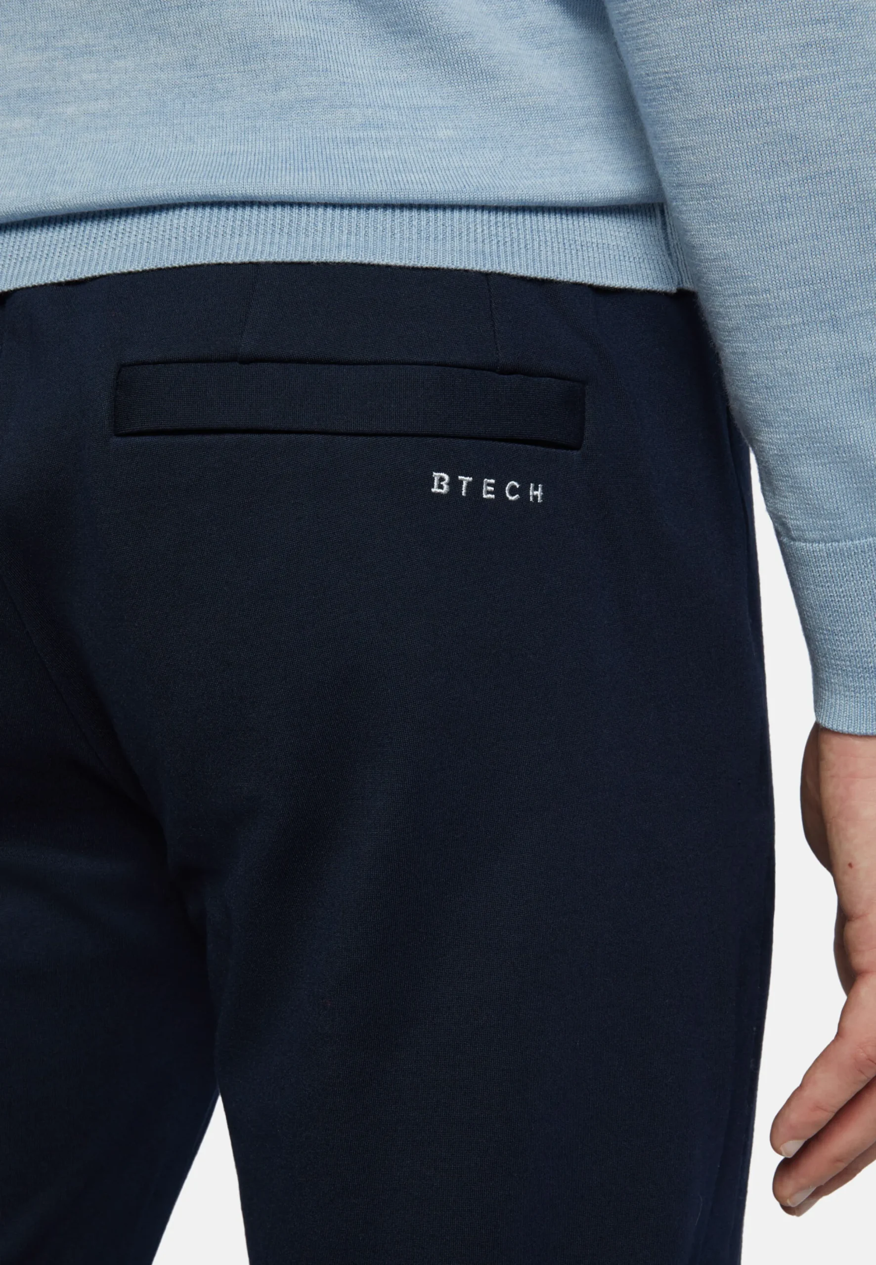 Pantaloni In Interlock Tecnico Elasticizzato