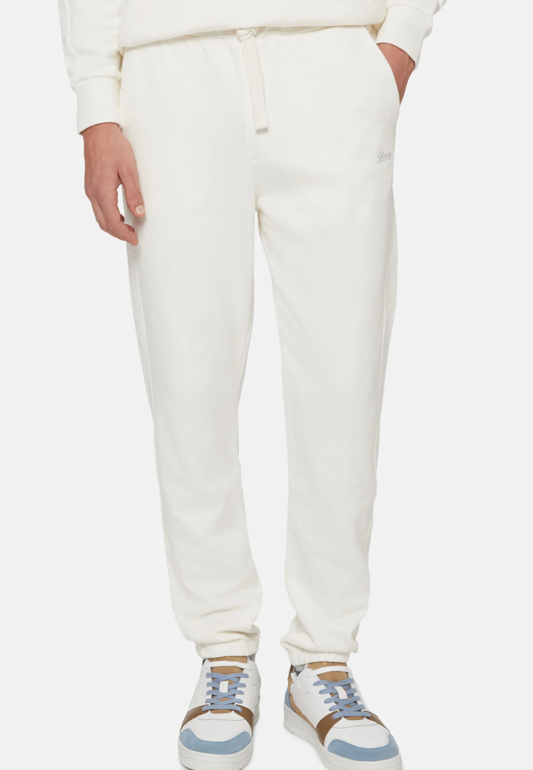 Pantaloni In Misto Cotone Organico