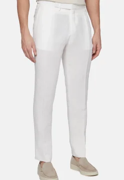 Pantaloni In Puro Lino