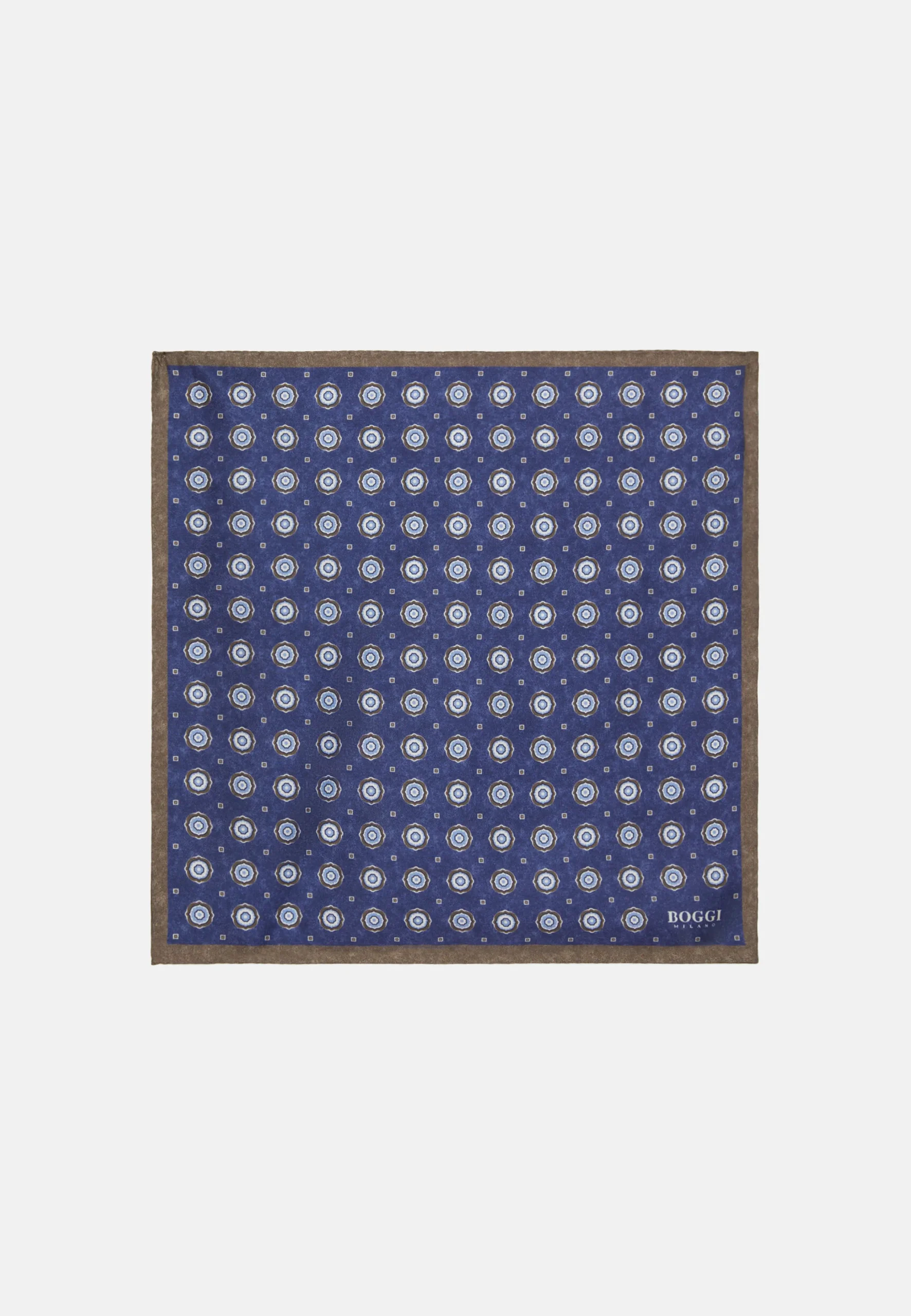 Pochette Fantasia Medaglioni In Seta