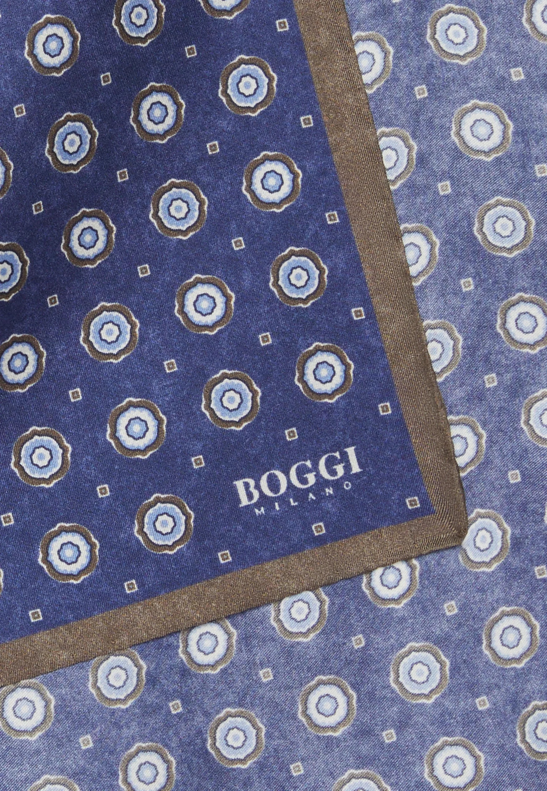 Pochette Fantasia Medaglioni In Seta