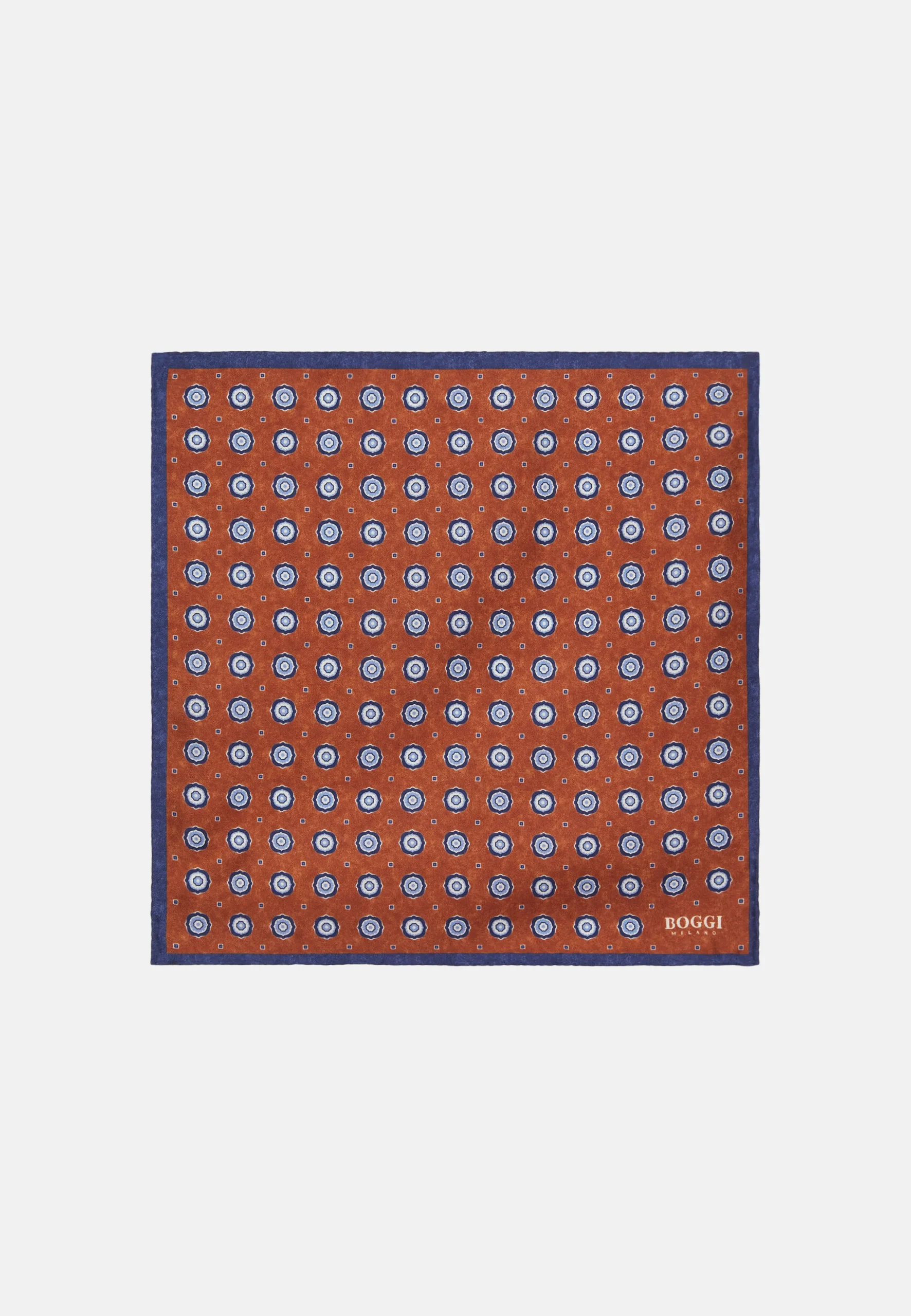 Pochette Fantasia Medaglioni In Seta