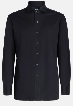 Polo Camicia In Jersey Di Cotone Regular Fit