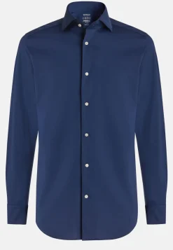 Polo Camicia In Jersey Giapponese Regular Fit