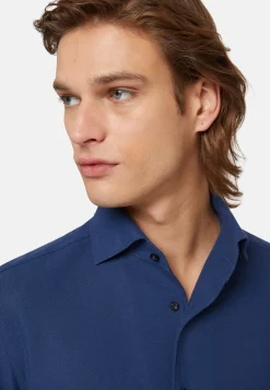 Polo Camicia In Jersey Giapponese Regular Fit