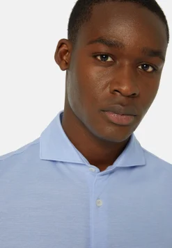 Polo Camicia In Piquè Filo Di Scozia Slim Fit