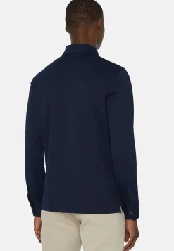 Polo Camicia In Piquè Filo Di Scozia Slim Fit