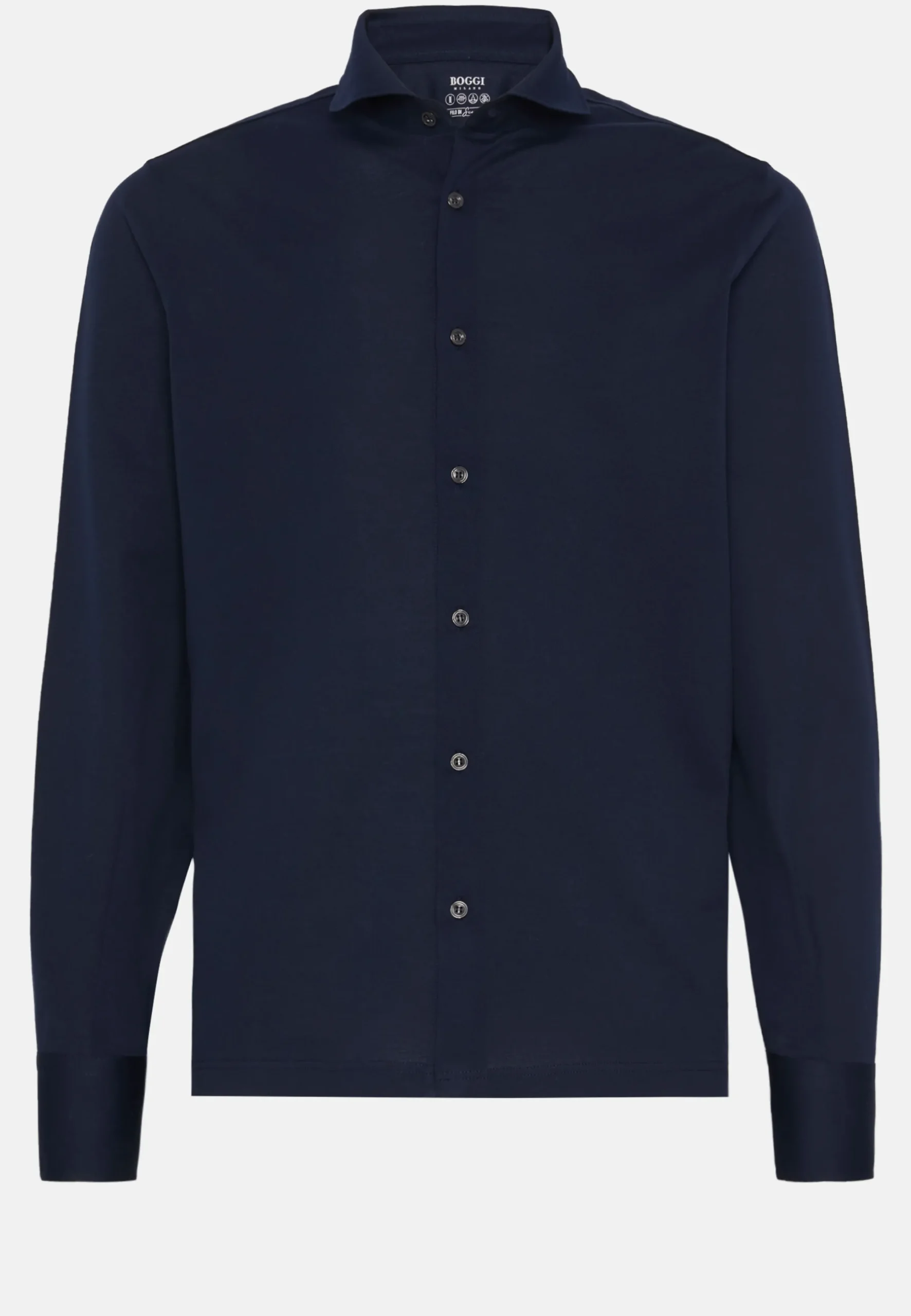 Polo Camicia In Piquè Filo Di Scozia Slim Fit