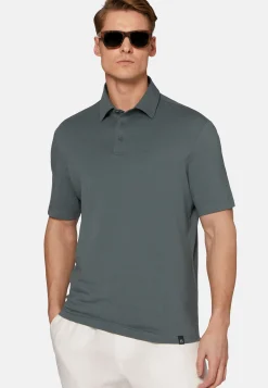 Polo In Cotone Supima Elasticizzato