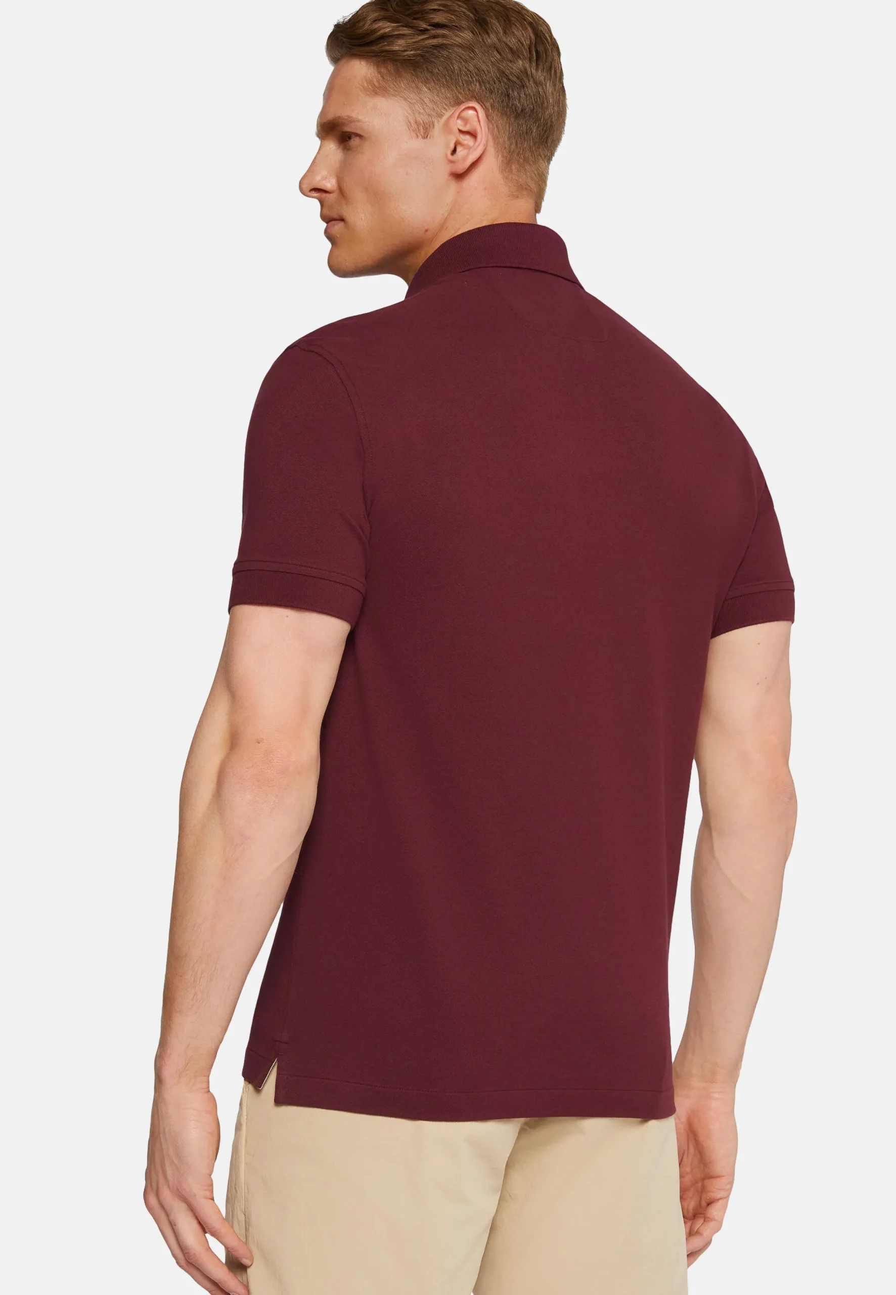 Polo In Piquè Di Cotone