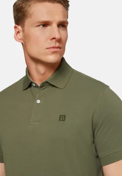 Polo In Piquè Di Cotone
