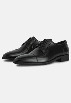 Scarpe Derby In Pelle