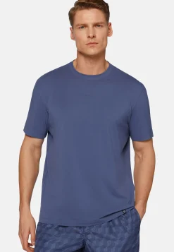 T-Shirt In Cotone Supima Elasticizzato