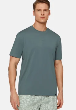 T-Shirt In Cotone Supima Elasticizzato