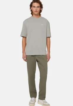 T-Shirt In Misto Cotone