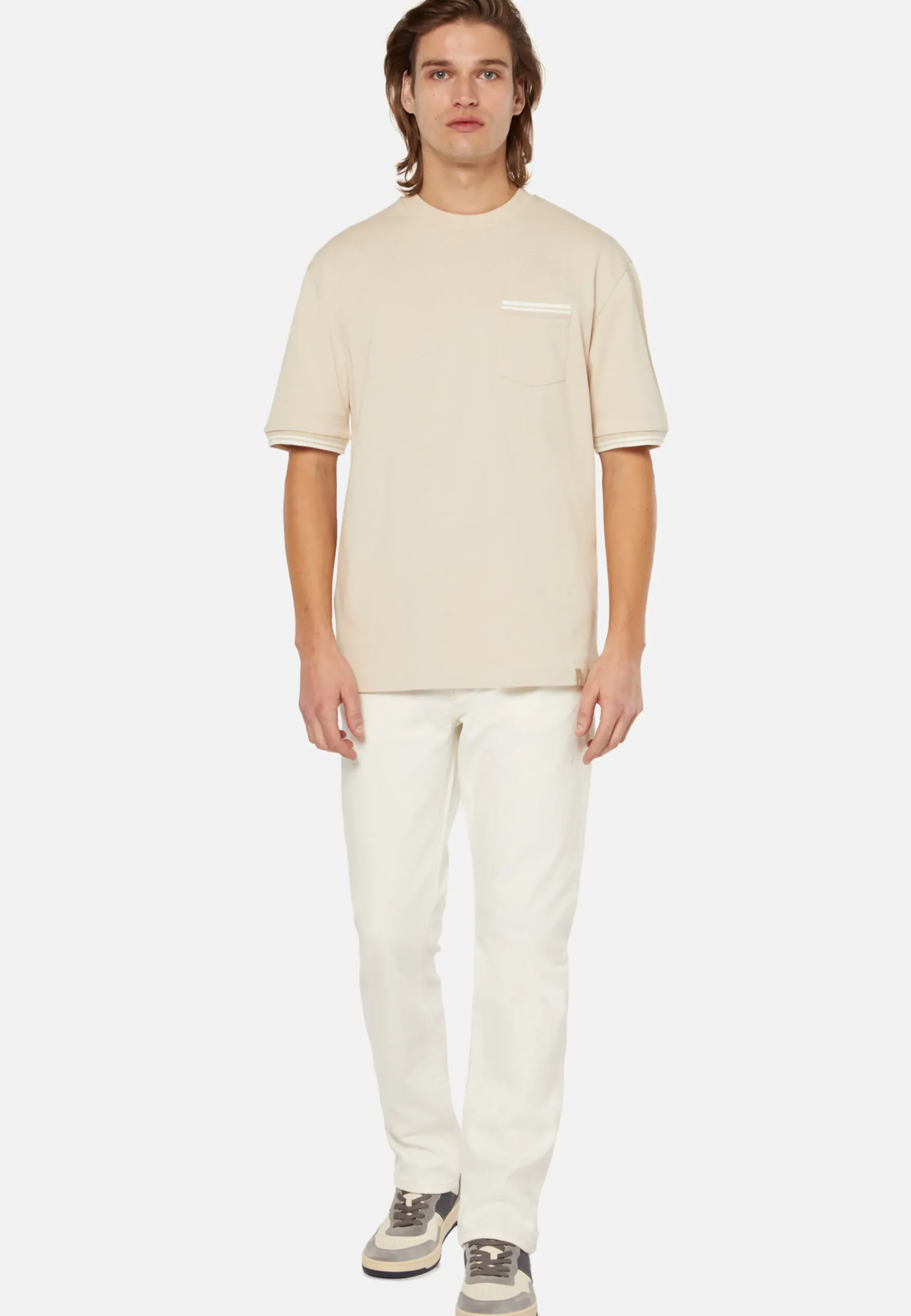 T-Shirt In Misto Cotone Organico